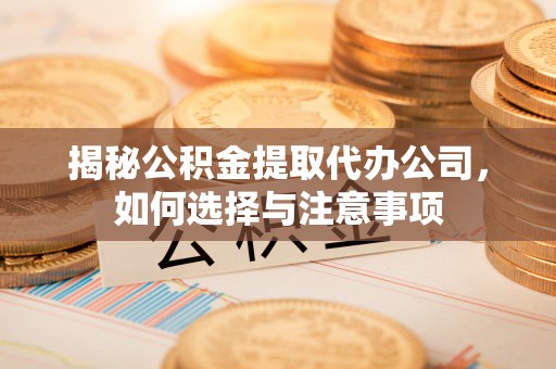 尚义揭秘公积金提取代办公司，如何选择与注意事项