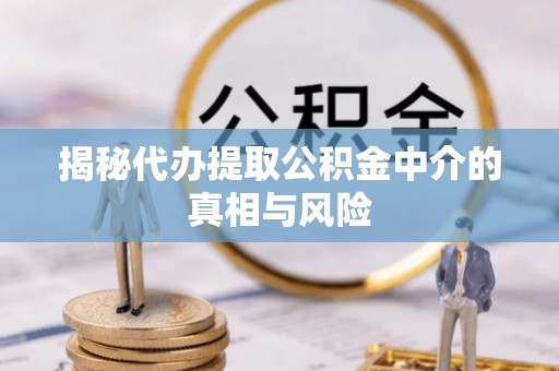 尚义揭秘代办提取公积金中介的真相与风险