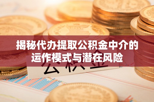 尚义揭秘代办提取公积金中介的运作模式与潜在风险