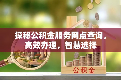 尚义探秘公积金服务网点查询，高效办理，智慧选择