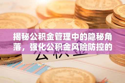 尚义揭秘公积金管理中的隐秘角落，强化公积金风险防控的必要性与路径