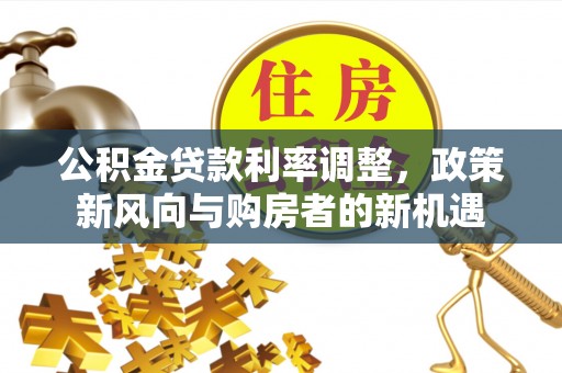 尚义公积金贷款利率调整，政策新风向与购房者的新机遇