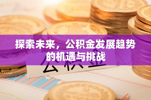 尚义探索未来，公积金发展趋势的机遇与挑战